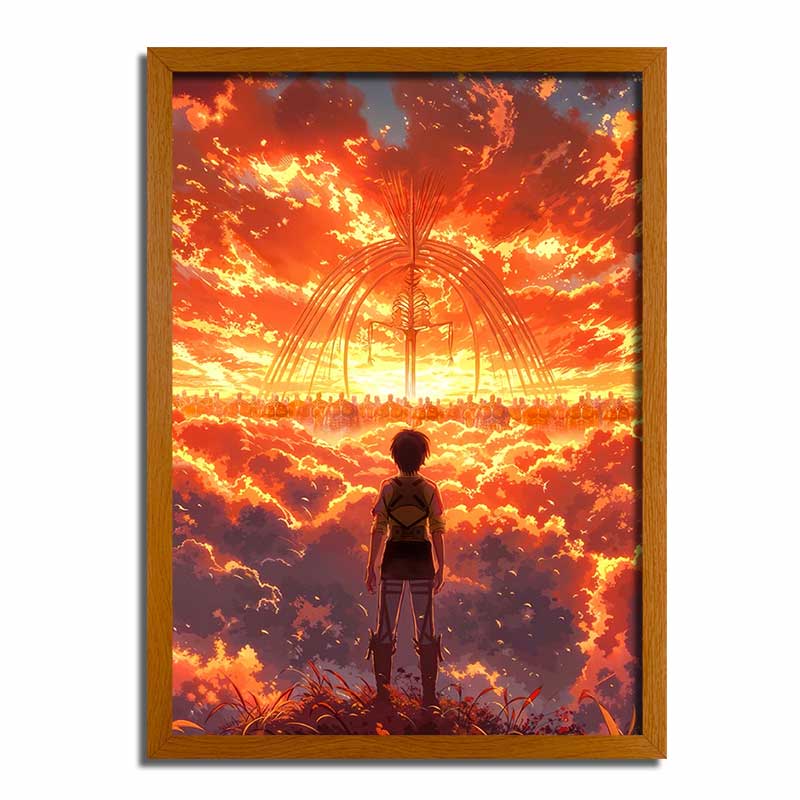 Eren facing the Great Earthshattering - Attack on Titan