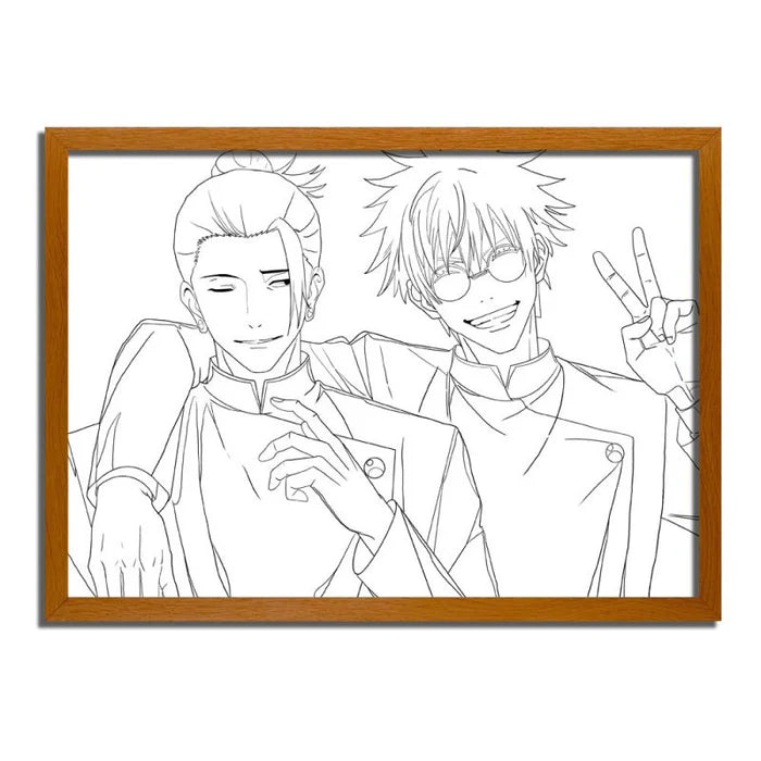 Jujutsu Kaisen painting: Geto & Gojo