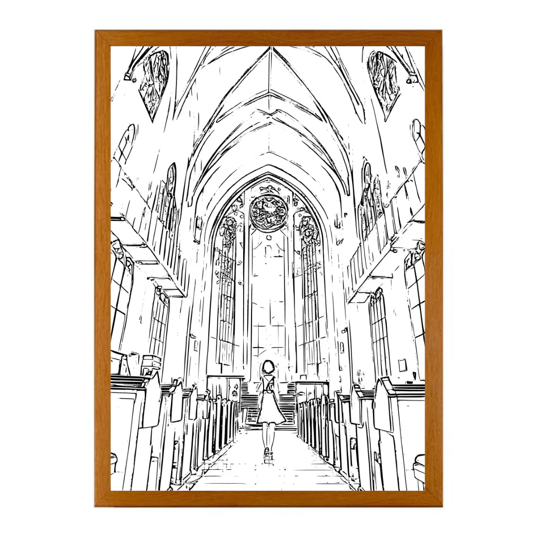 Girl at Church - Christian