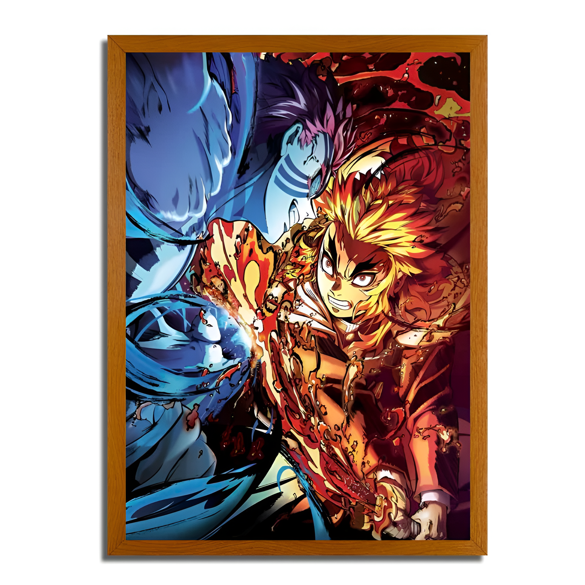 Rengoku x Akaza: A Clash Until Dusk - Demon Slayer