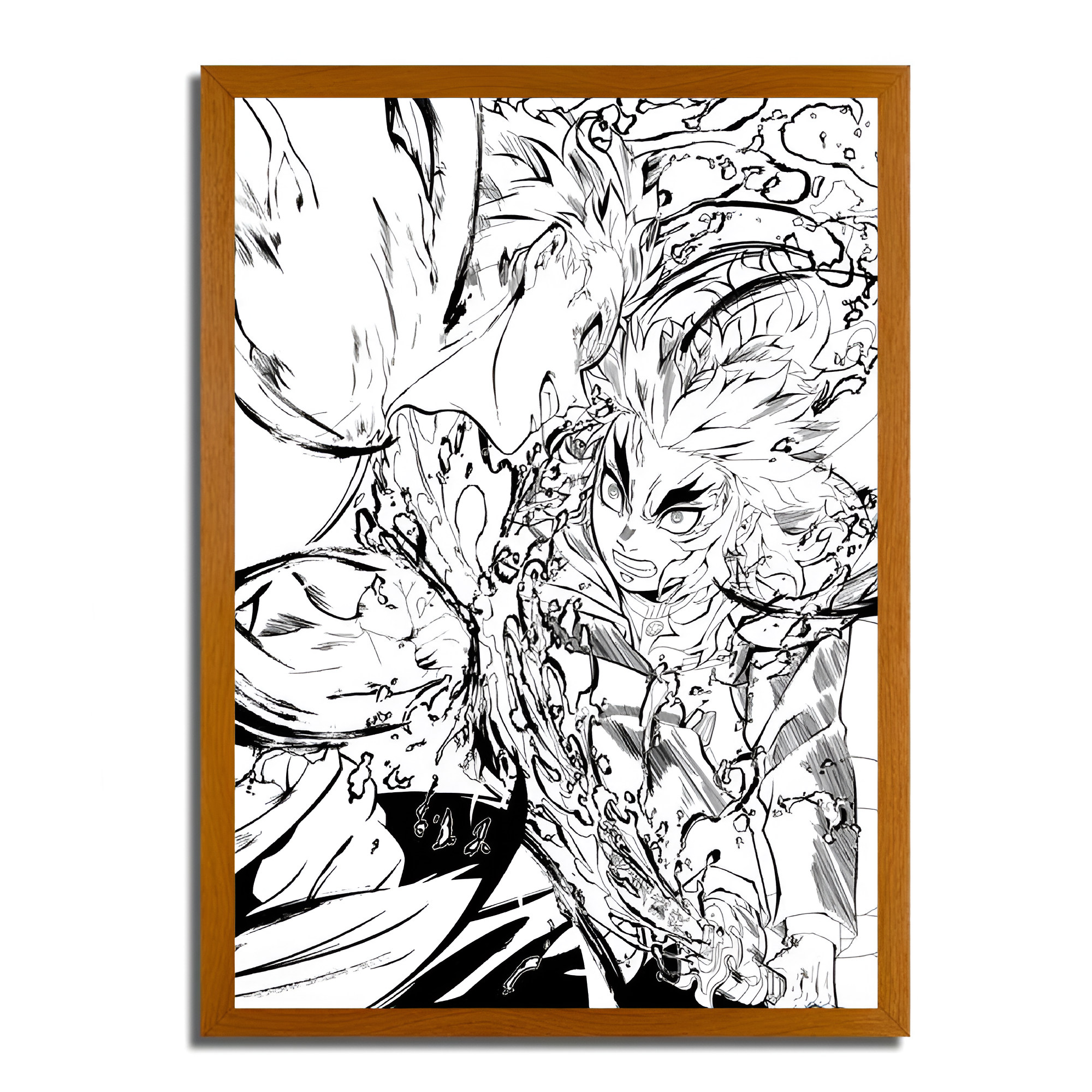 Rengoku x Akaza: A Clash Until Dusk - Demon Slayer