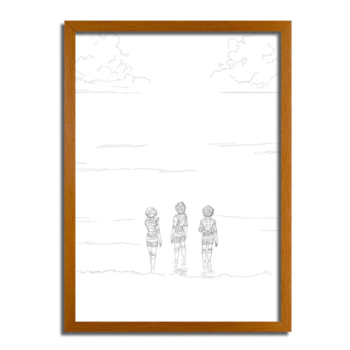 Mythical Beach Scene - Attack on Titan