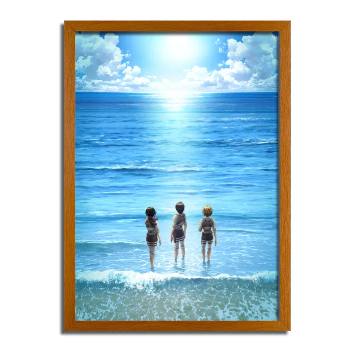 Mythical Beach Scene - Attack on Titan