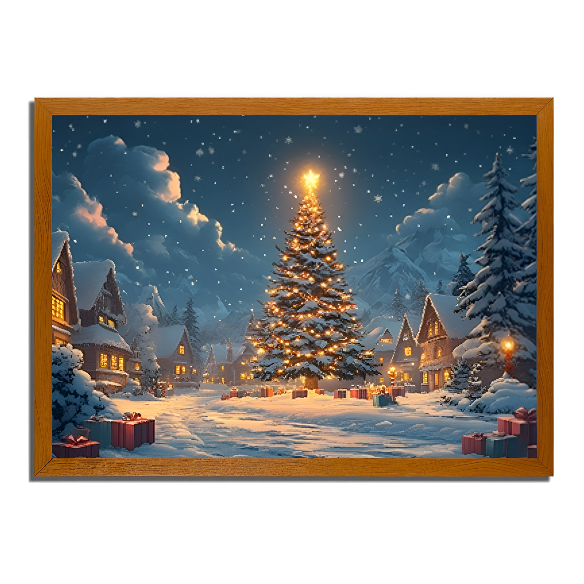 Enchanted Christmas in a Snowy Village - Limited Edition Christmas 2024