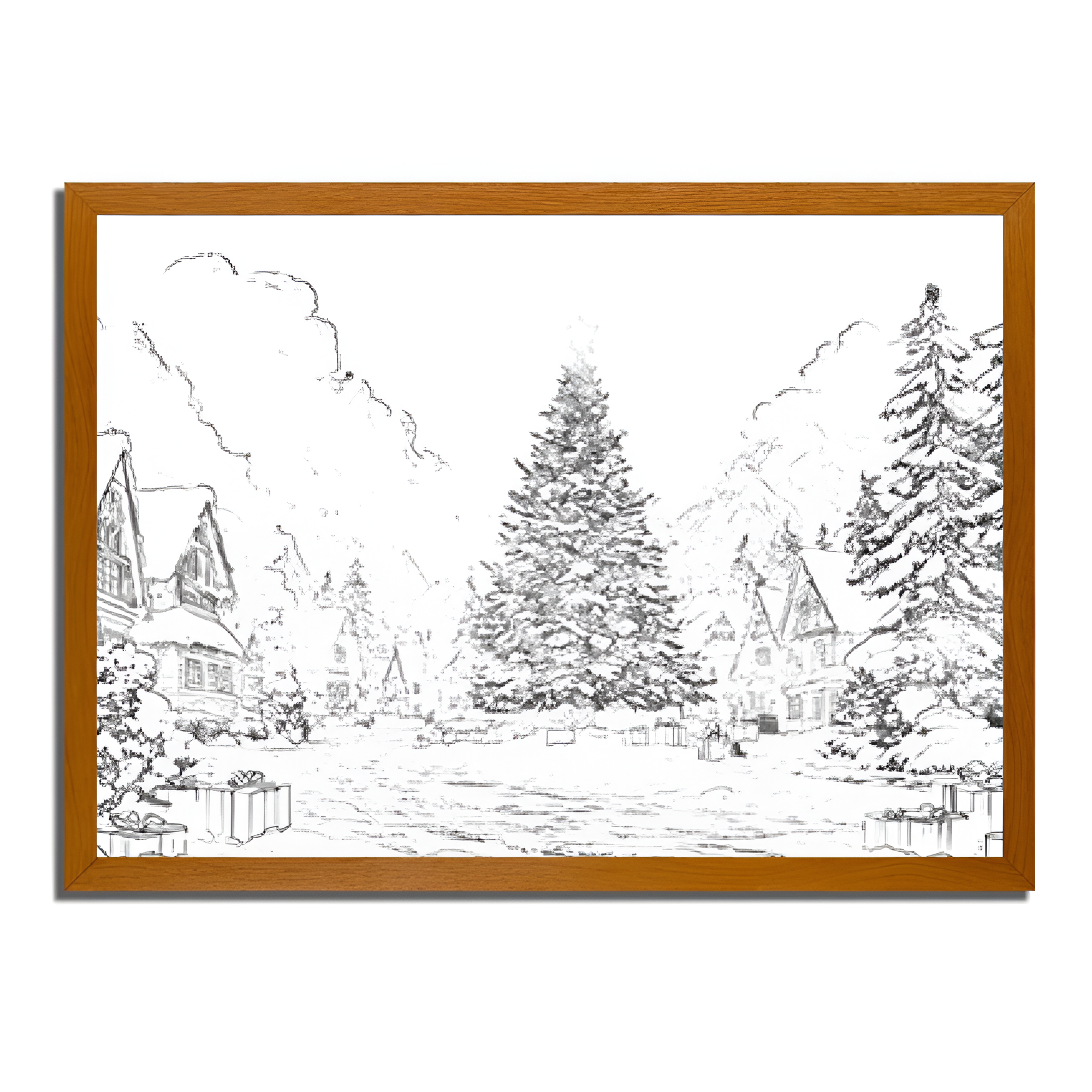 Enchanted Christmas in a Snowy Village - Limited Edition Christmas 2024