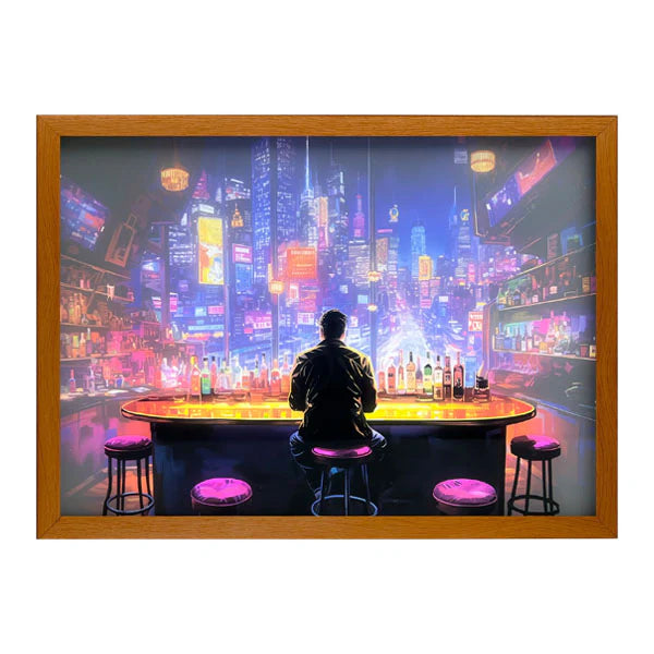 Homme de bar des nuits urbaines