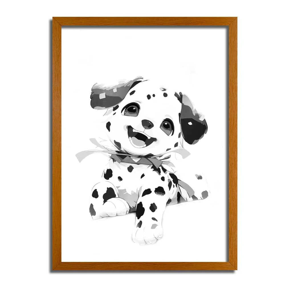 Chiot dalmatien mignon - Animaux