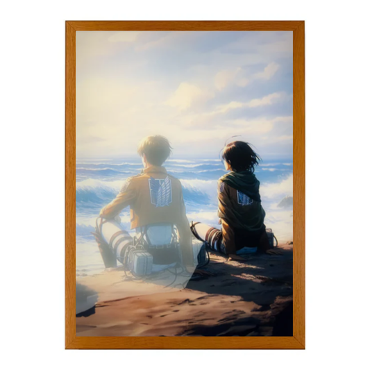 Eren x Mikasa: Eternal Dreams on the Beach - Attack on Titan