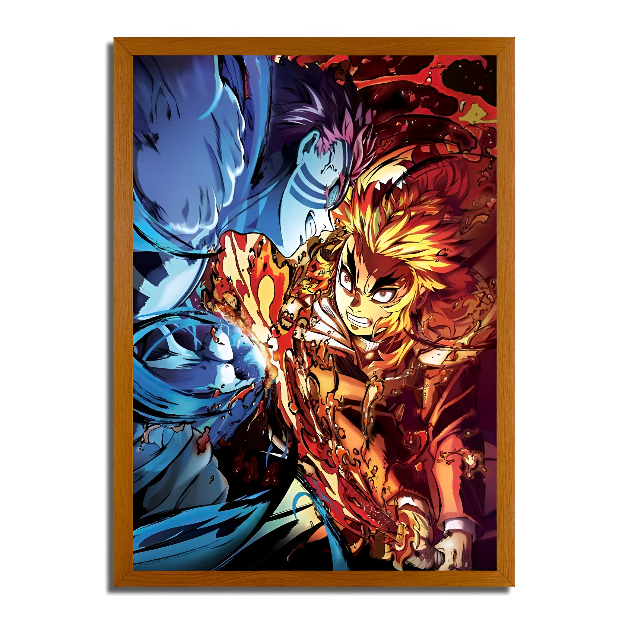 Rengoku x Akaza : un affrontement jusqu'au crépuscule - Demon Slayer